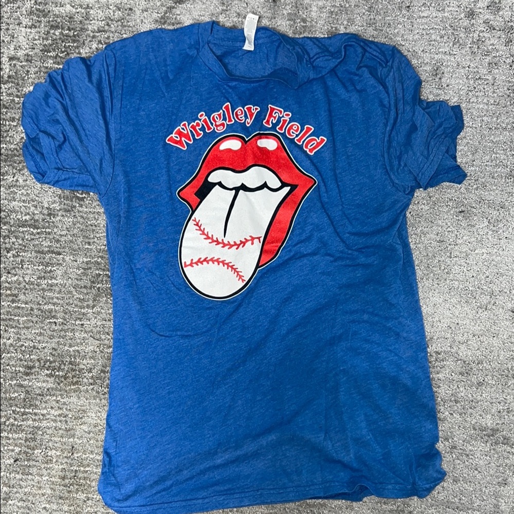 Alstyle Blue Graphic Tee